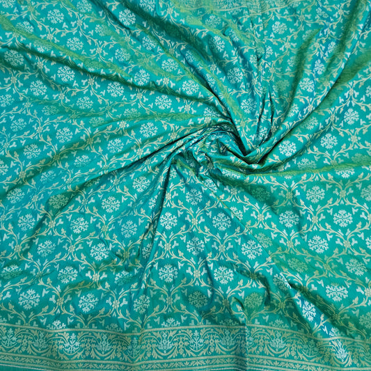 Aqua Green Silk Saree