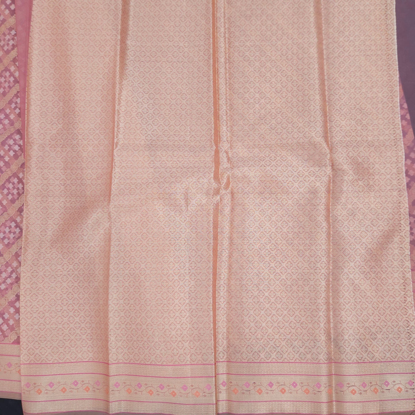 Pink Meenakari Kohra Saree