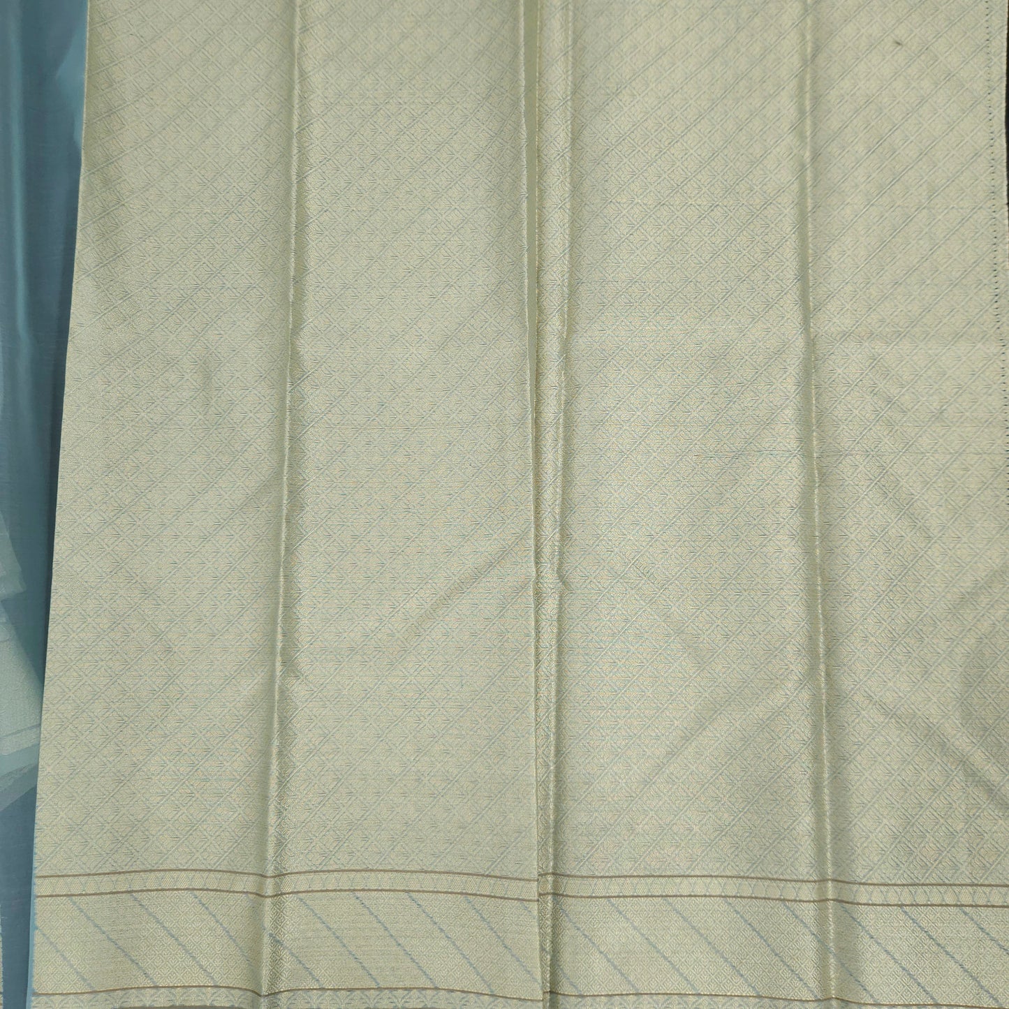 Firozi Blue Kohra Saree