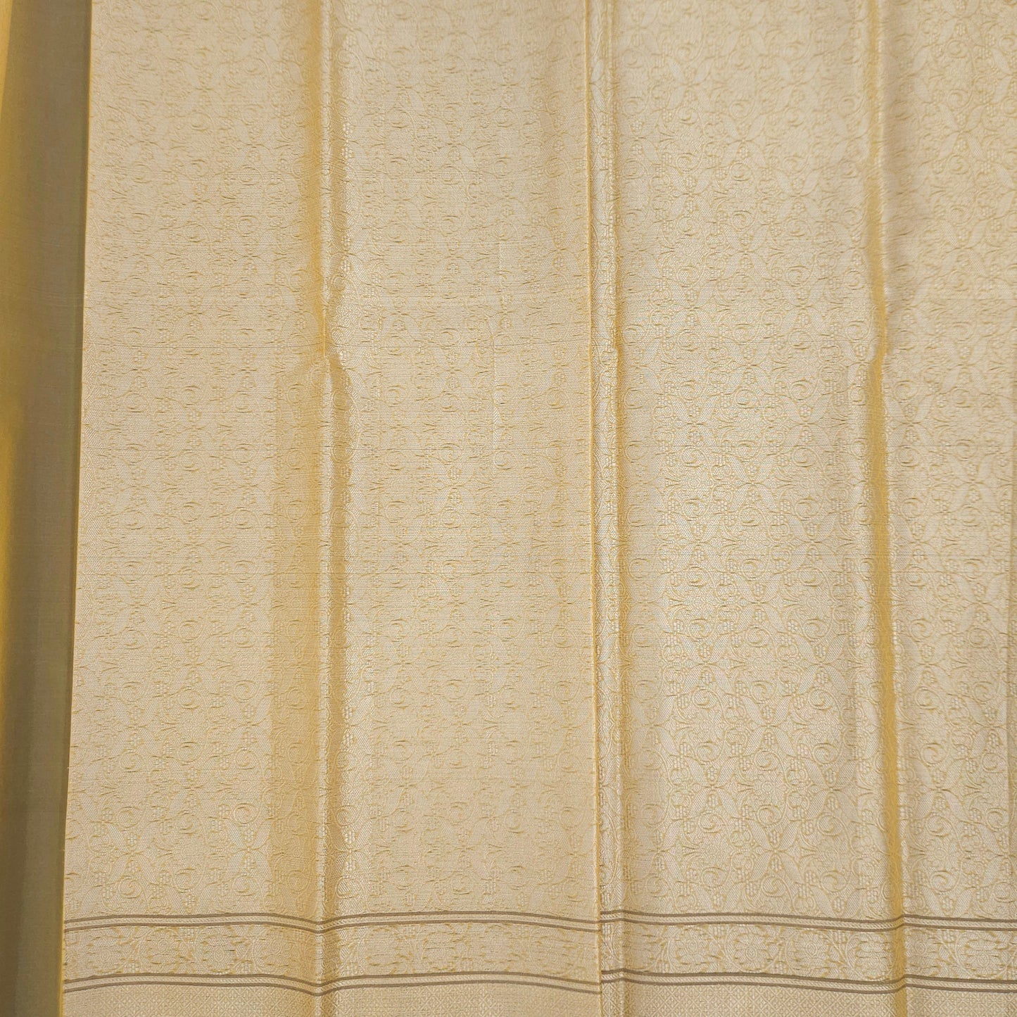 Mustard Yellow Kohra Saree
