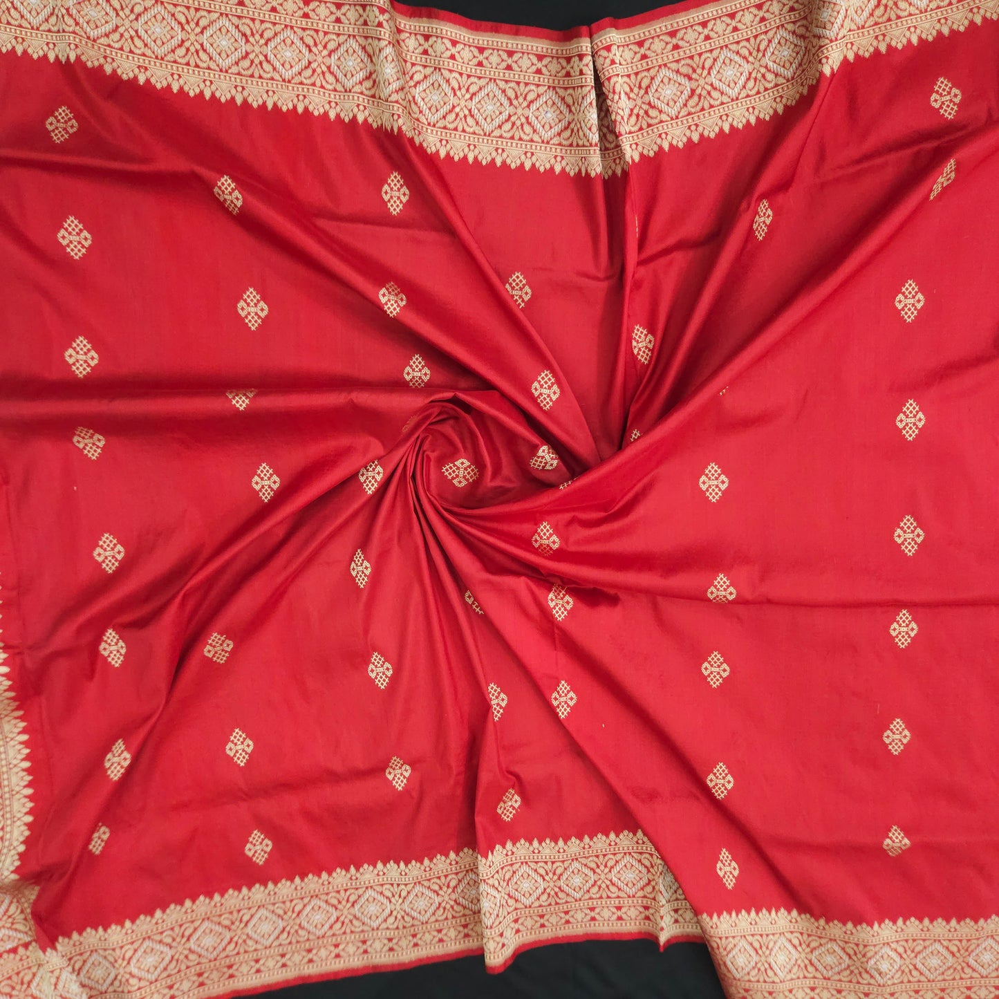 Red Pure Silk Saree