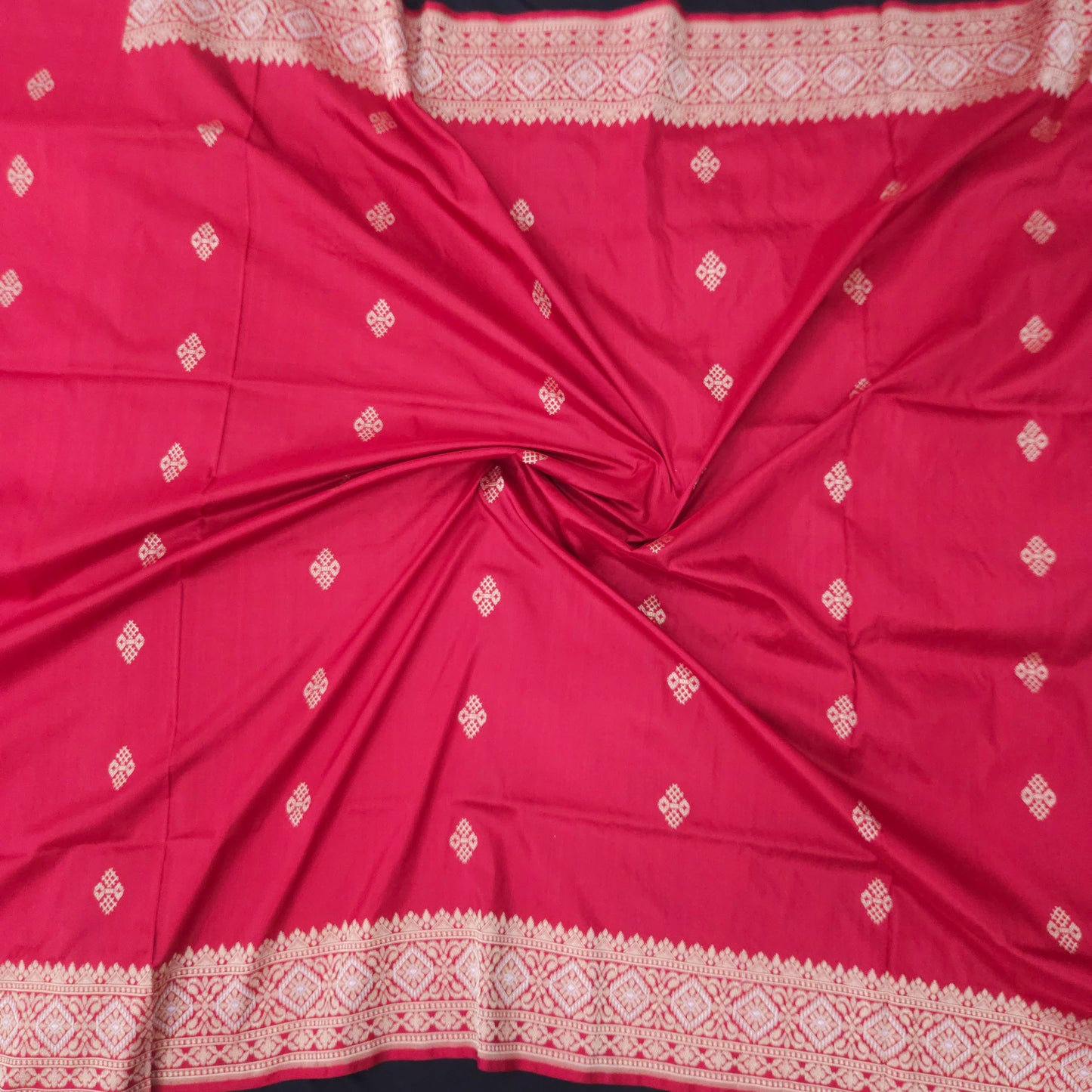 Red Pure Silk Saree