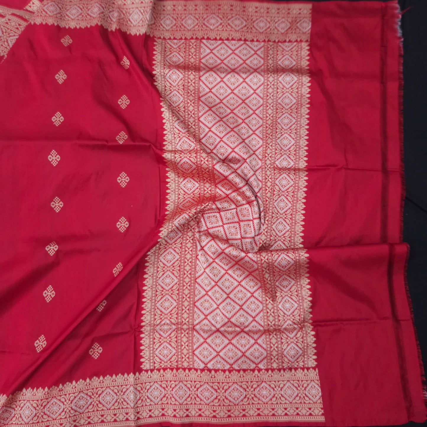 Red Pure Silk Saree