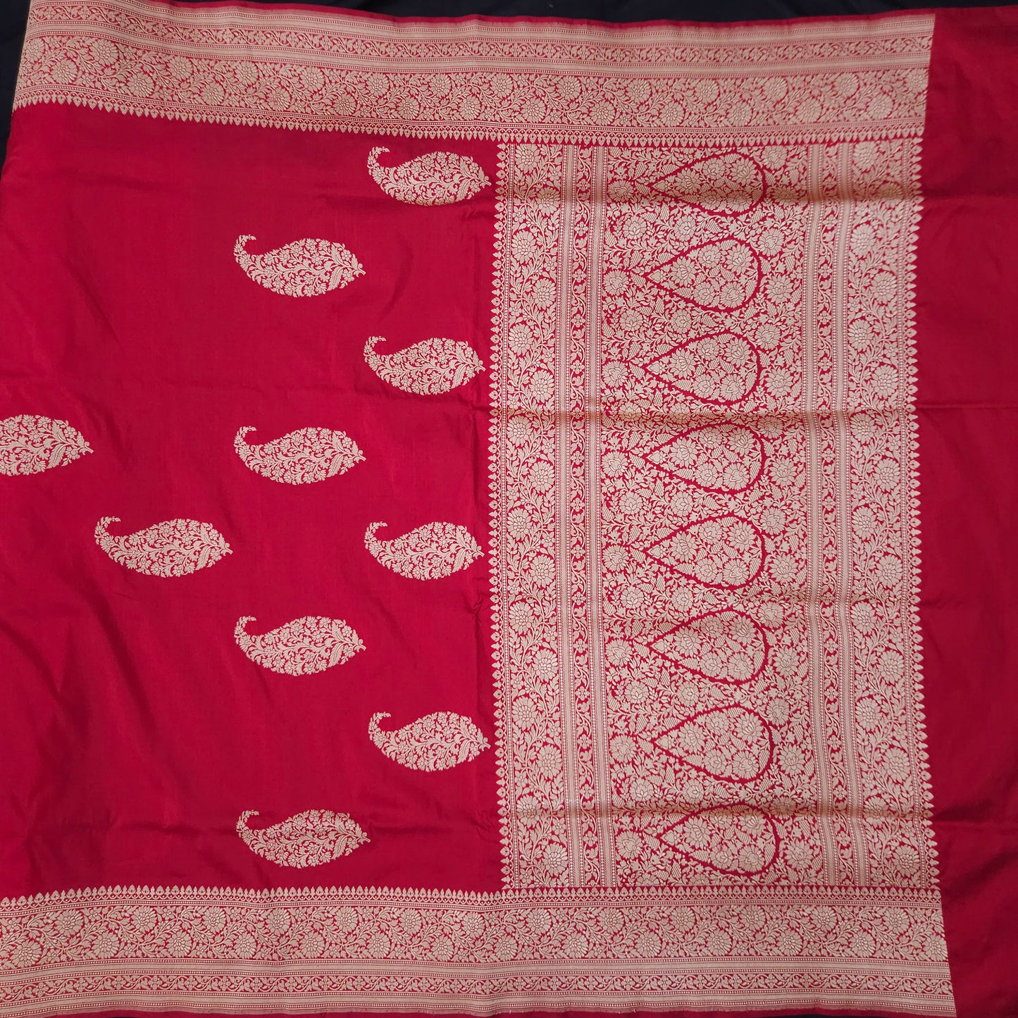 Red Pure Silk Saree
