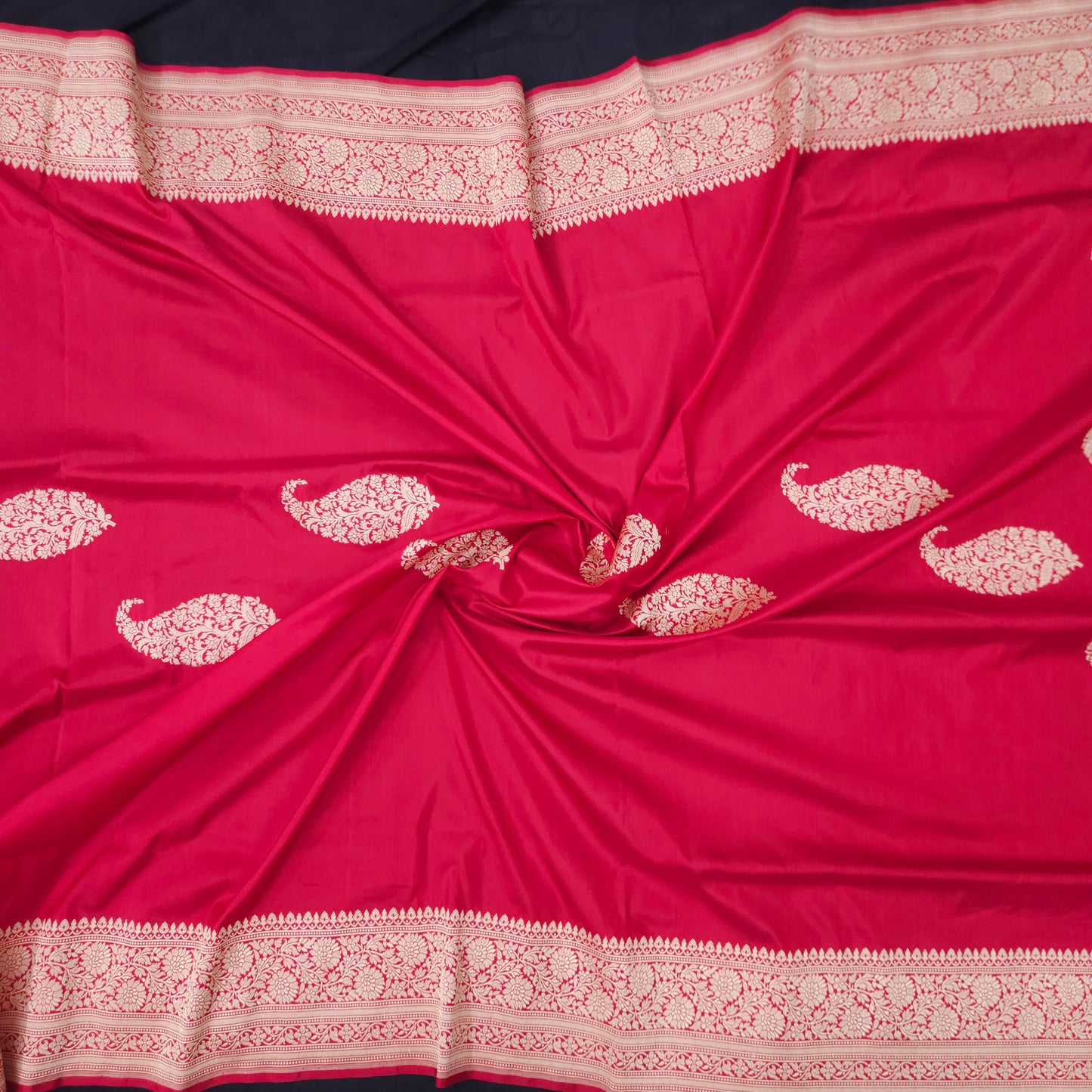 Red Pure Silk Saree