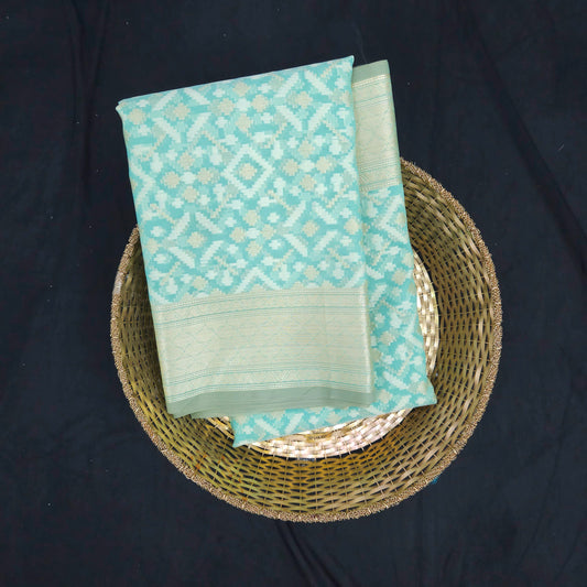 Blue Kohra Saree