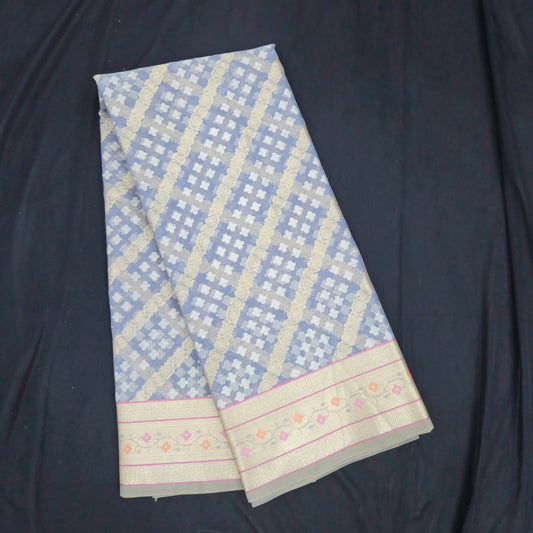 Grey Kohra Saree