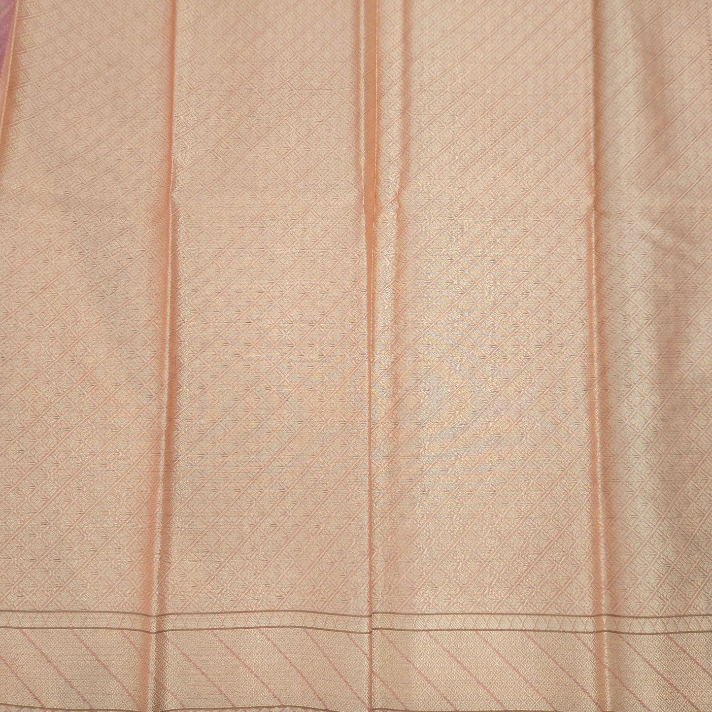 Peach Pink Kohra Saree