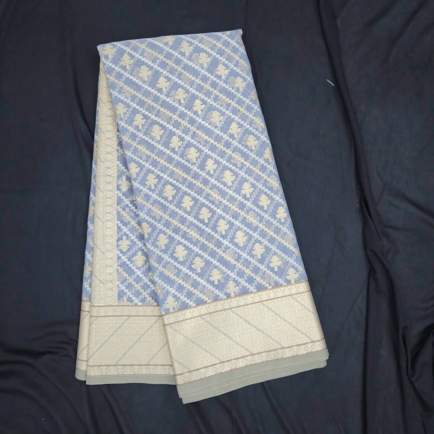Grey Kohra Saree