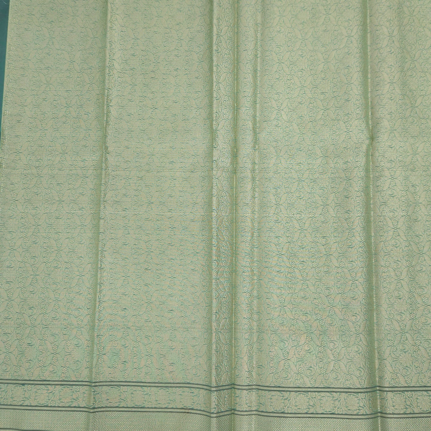 Firozi Blue Kohra Saree