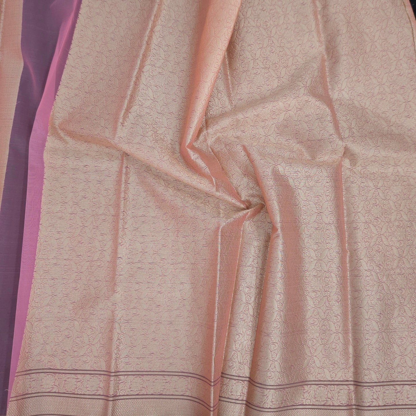 Bright Pink Kohra Banarsi Saree